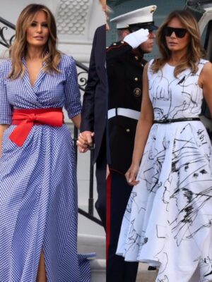 Floral gown